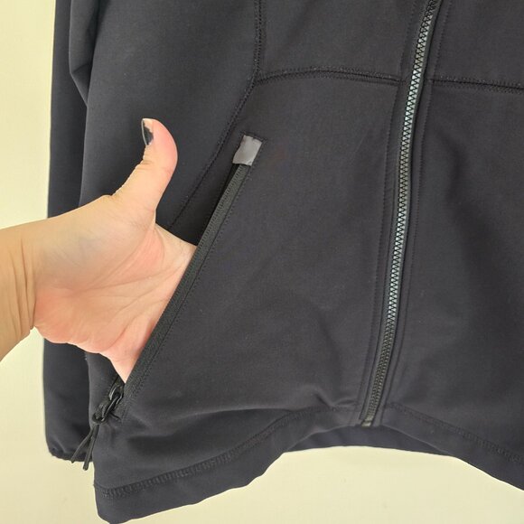 Men's Small Black Jacket With Hood - Picture 3 of 7